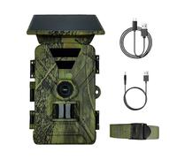 WiFi Hunting Camera Solar Trail 8K 60MP Wildlife IP66 Waterproof Outdoor Night Vision Game