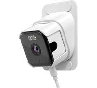 WiFi Indoor Window-Camera 1080p with Full-Color Night-Vision, Two-Way Audio, Cloud Storage and App Control for Home Security, WhiteNice and Practical