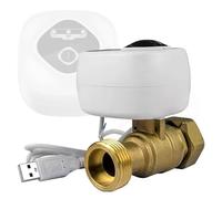 WiFi Intelligent Ball Valve Automatic Water Shut-Off Valve Support APP Control/3 Timing Modes/Water and Gas Leakage Alarm Compatible with Alexa Google Assistant for Home Intelligence