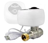 WiFi Intelligent Ball Valve Automatic Water Shut-Off Valve Support APP Control/3 Timing Modes/Water and Gas Leakage Alarm Compatible with Alexa Google Assistant for Home Intelligence