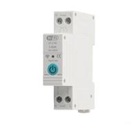 WiFi Intelligent Circuit Breaker 63A AC 90-300V with Remote Control, Timer, Voice Control and Energy Monitoring, 1P+N Overcurrent Undervoltage Protection,