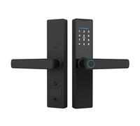 WiFi Keyless Entry Door Lock with 5 Access Methods Aluminum Alloy Touch Screen and App Control Enhanced Security for Office Bedroom