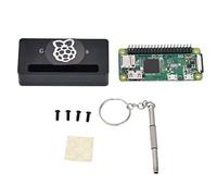WIFI Motherboard 40PIN Pre Soldered GPIO Header for Raspberry WH Black - Wireless Connectivity, Aluminum Alloy Shell, 1080p60 Video Output (Black)