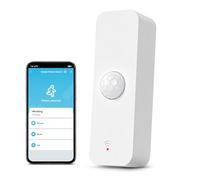 WiFi Motion Sensor, PIR Motion Detector with Instant Phone Alerts, Wireless Home Security Sensor Compatible with Smart Life App, Indoor Motion Alert Detector for Home Monitoring, No Hub Required, 1PCS
