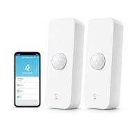 WiFi Motion Sensor, PIR Motion Detector with Instant Phone Alerts, Wireless Home Security Sensor Compatible with Smart Life App, Indoor Motion Alert Detector for Home Monitoring, No Hub Required, 2PCS