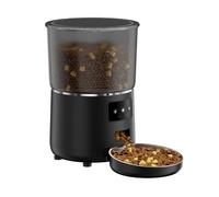 WiFi Pet Feeder 4L with App Control, Dual Power, Timer, Stainless Steel Bowl, Automatic Feeding Logs, Jam- Dispenser for Cats & Dogs