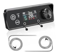 WiFi PID Digital Thermostat Rectangular Controller for Pit Boss 300-1600 Wood Pellet Grill Replacement Parts Navigator Sportsman Pro Series Control Panel Board Thermometer Meat Probe Accessories