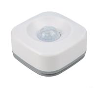 WiFi PIR Motion Sensor for Smart Home Voice Control Works with for Alexa Remote Monitoring IFTTT Integration Scene Creation 360 Degree Detection 3 to 6 Meter Range White