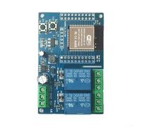 WiFi Relay Module, Dual Channel ESP32-WROOM, DC5-60V Input, IoT Smart Control, Compact Design for Home Automation