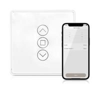 WiFi Roller Shutter Switch, Smart Roller Shutter Switch, Blind Switch, Shutter Timer, Roller Shutter Control, Compatible with Alexa and Google Home, Timer and Voice Control, Requires Zero Conductor