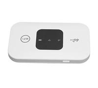WiFi Router 4G LTE Unlocked WiFi Hotspot, 300Mbps Wireless WiFi Device Portable WiFi Router, 2100mAh Large Capacity and Connects Up to 10 Devices, Pocket WiFi(White)