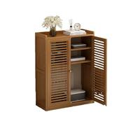 WiFi Router Cabinet with Double Shelves Stylish Storage Orga for ModemHome Office Media Console Modern Design for Easy Access and Cable Management