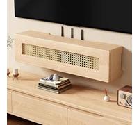 WiFi Router Hidden Box Modem - Wall Mounted Organizer for Power Strip and Cable Management in Home and Office