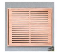 WiFi Router Shelf - Wooden Wall Mount Storage Box with Decorative Fences for Home and Office