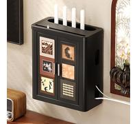 WIFI Router Storage Box and Cable Organizer - Power Strip Hider for Home or Office - Streamlined Router Cabinet for a Clutter-Free Space