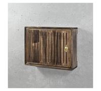 WiFi Router Storage Box, Wall Mount Wooden Shelf for Router Organization, 49.5 x 9 x 42cm, Space-Saving Design for Home or Office