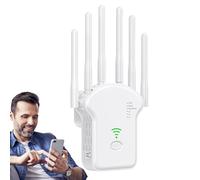 WiFi & Signal Amplifier | Wide Range Network Transmitter, Wireless Booster for Home, Office, Basement and Outdoor