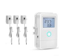 WiFi Smart 3-Channel Electricity Meter With 100A Current Detection LCD Display, Temperature Alarm For Home Energy Monitoring(3CH)