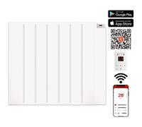 Wifi Smart App Electric Panel Heater with 24/7 Timer IP24 Rated 1.5kW MYLEK White One Size