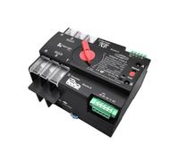 WIFI Smart ATS 2P 3P 4P Timer 230V Dual Power Automatic Transfer Switch Uninterrupted Remote Control 63A 100A 125A(2P 220V WIFI ATS,63A)