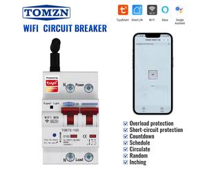 WIFI Smart Circuit Breaker 2P 230V AC 1-100A Overload Protection Short-Circuit B