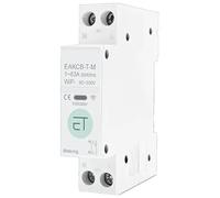 WiFi Smart Circuit Breaker, 63A Single Phase, Energy Monitoring, Timer Control, Voice Compatible (Metering 16A)
