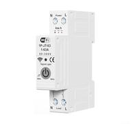 Wifi Smart Circuit Breaker, Circuit Breaker with Remote and Voice Control Capability for TUYA App, Under Voltage Over Current Meter Protector