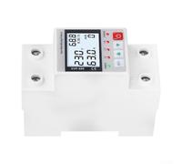 WiFi Smart Circuit Protector with LCD Display, Adjustable Over/Under Voltage & Leakage Current Protection, Energy Meter Relay for Tuya App (SVP-688W-L Backlight)(SVP-688)
