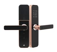 WiFi Smart Door Lock with Touch Panel Fingerprint Keys APP Card Unlock for Home Office Security for Tuya