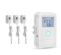 WiFi Smart Electricity Meter 3-Phase Power Analyzer for tuya Compatible for Real-Time Usage Data and Remote Control White Unit(3CH)
