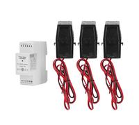 WiFi Smart Energy Meter 3 Phase 4 Wire with Built in Relay 3 300A Clamp Current Transformer KWh Power Measure 90AC for Home Solar System Monitoring