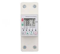 WiFi Smart Power Meter Switch Tuya Energy Circuit Breaker Multi Function Protector with Real Time Metering AC85 300V 63A for Home Automation and Electrical Safety