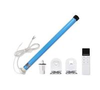 WiFi Smart Roller Shade Motor, Work with Tuya Alexa Google Home Voice Control 1.1Nm Electric Engine (For 30mm, Motor+6-Channel Remote)