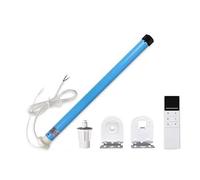 WiFi Smart Roller Shade Motor, Work with Tuya Alexa Google Home Voice Control 1.1Nm Electric Engine (For 30mm, Motor+2-Channel Remote)