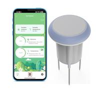 WiFi Smart Soil Sensor: Smart Soil Moisture Meter with App Real-Time Monitoring, Soil Tester with Moisture/Temperature Meter for Garden, Farm and Greenhouse, Compatible with Alexa, Google Home