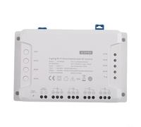 WiFi Smart Switch 4 Channel R3 Pro Compatible with for alexa for echo - Voice Control Lighting Appliance Timer - RF 433MHz Remote Support - for din Rail Installation 4 Way White(4CH Pro-R3)