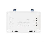 WiFi Smart Switch 4 Channel R3 Pro Compatible with for alexa for echo - Voice Control Lighting Appliance Timer - RF 433MHz Remote Support - for din Rail Installation 4 Way White(4CH R3)