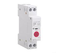 WIFI Smart Switch Energy Meter Circuit Breaker 10A-63A Remote Control Timer Relay Last State for EWeLink App Smart Home(1P-50A)