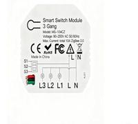 WiFi Smart Switch Module Compatible with for Tuya and for Zigbee 3.0, Multi-Control Wireless Light Switch for Reset and Rocker Switches, Pairing, Power-Off Memory