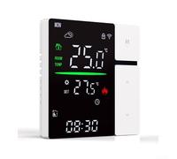 WiFi Smart Thermostat, For TUYA App Plastic Mounted On The Wall For Electric Floor Heating Water Gas Boiler(White 3A-WIFI)