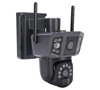 WIFI Solar Security Cameras, for V380 Pro APP Connection PIR Motion Detection, Home Security Systems 8MP HD Outdoor Camera for Home with Solar Panel Power