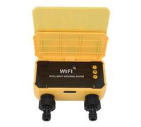 WiFi Sprinkler Timer, Programmable Water Timer with Solar Panel, Type C Charging, Rain Delay, Manual Watering System, for Yard Lawn, 2 Outlets