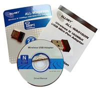 Wifi Stick 150Mbit Wireless Lan USB Adapter Allnet Mini ALL-WA0150N