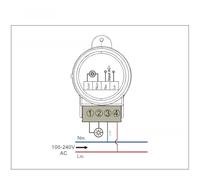 WiFi Switch with Energy Meter, 30A 90-250V AC, for & Life App, Alexa/Assistant Voice Control, PC Fire-Retardant Hous(Black)