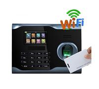 WIFI TCP/IP USB Biometric Fingerprint Time Attendance Time Clock Employee Attendance Time Recorder Optional Card(Color:U160-IC)