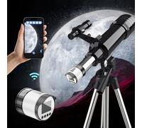 WiFi Telescope Camera Eyepiece, 2K 16MP CMOS Digital Eyepiece for | 2 Inch IPS Screen for Live Viewing, App Control for Remote , 2000mAh Battery for Extended Field Use