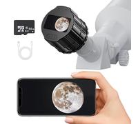 WiFi Telescope Camera Eyepiece, 64G Electronic Eyepiece Camera with 1.5" Screen, Astronomy Camera Fits to 28mm- 50mm Scopes, Perfect for Astrophotography, Birds Watching