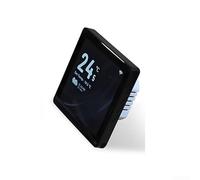 WiFi Temperature Controller with Voice Activation and Touch Operation for Accurate Climate Management Compatible with Standard Wall Cassette Sizes (black)