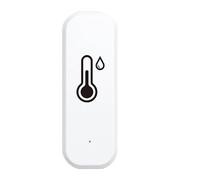 Wifi Temperature Humidity Sensor - Intelligent Wireless Hygrometer Unit, Precision Temperature Moisture Gauge, Connected Household Monitoring Tool, App Based Alert Function | Indoor Outdoor Climate Su