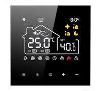 WiFi Thermostat, Voice Control Weekly Programming Temperature Controller for Tuya Smart Central Air-Conditioning Floor Heating